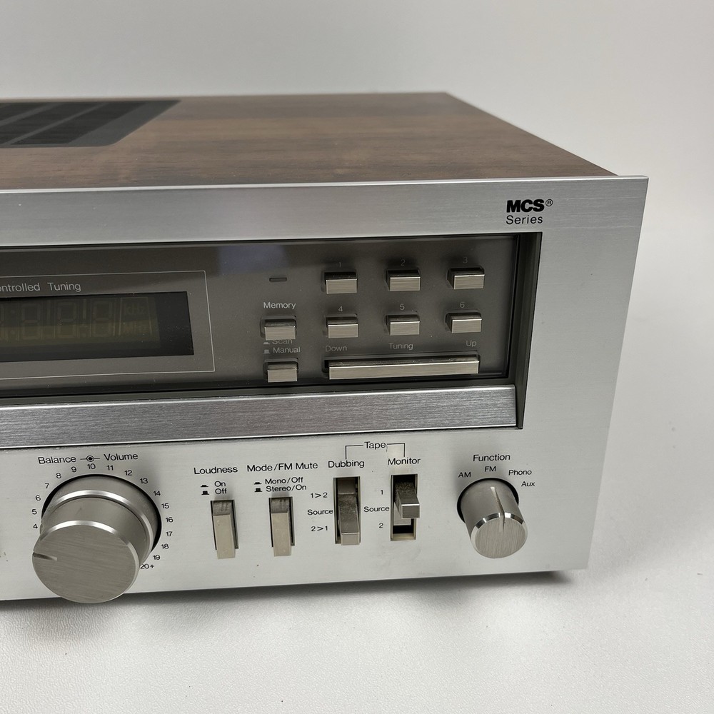 Vintage MCS 3249 Modular Component Systems Stereo Receiver Amplifier W/ Manual