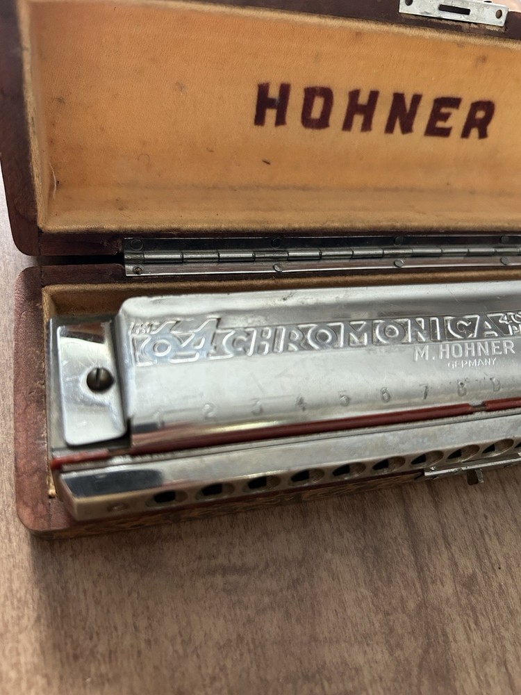 VTG M Hohner 64 Chromonica Chromatic Pro Model Harmonica w/ Case