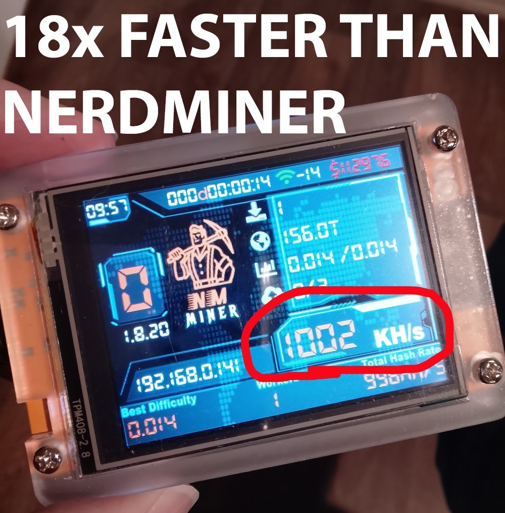 Insane 1,000 KH/S!! Bitcoin Lottery Miner Latest Firmware **2026 Version**