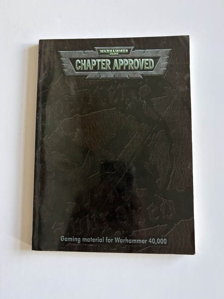 Warhammer 40K Chapter Approved Games Workshop 2001