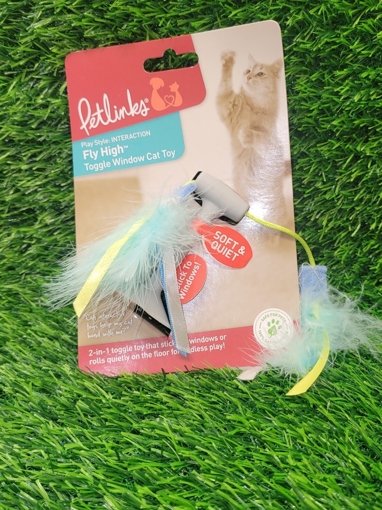 Petlinks Interaction Fly High Toggle Window Cat Toy (Attaches To Window)