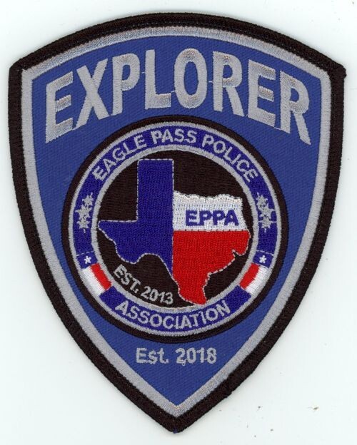 TEXAS TX EAGLE PASS POLICE EXPLORER NICE SHOULDER PATCH SHERIFF