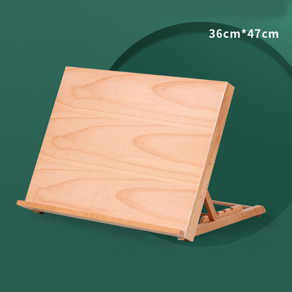 New Wood Adjustable Tabletop Desk Artist Easel Drawing Board Art Sketching Board