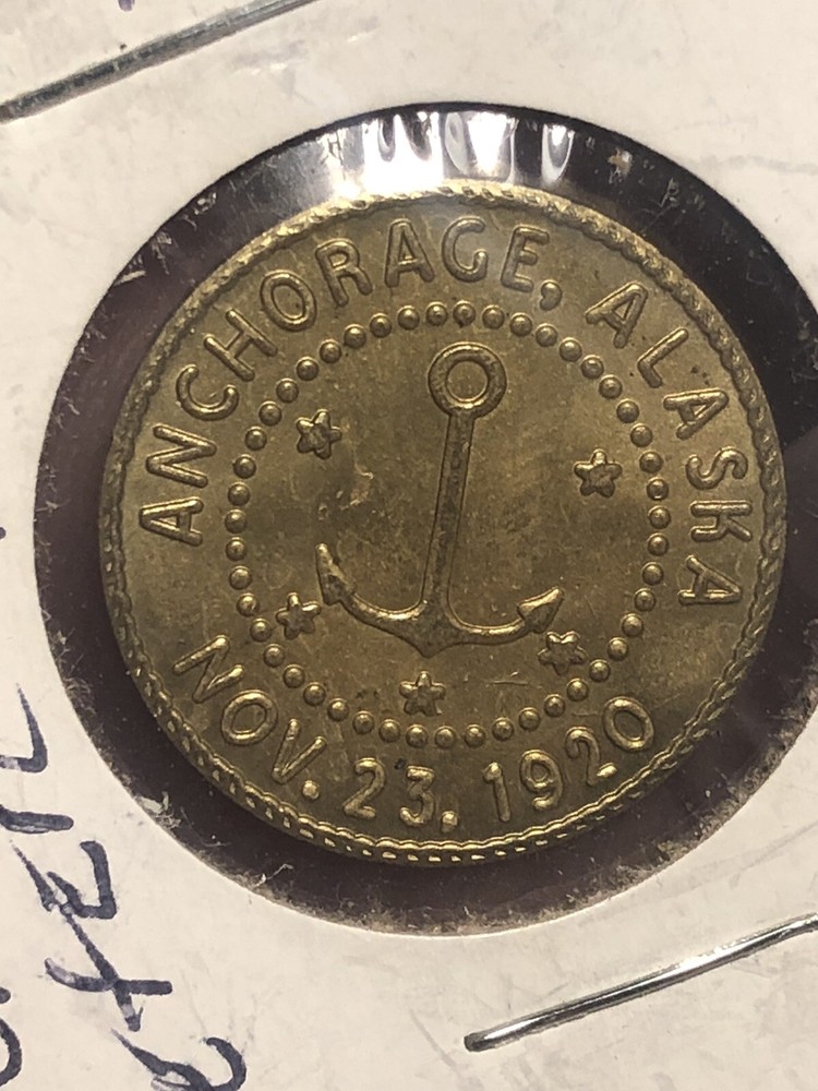 "1920" Anchorage, Alaska Parking Meter Token