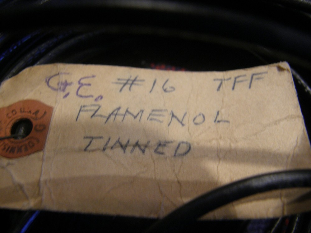 GE Tinned Flamenol Cable wire #16 TFF