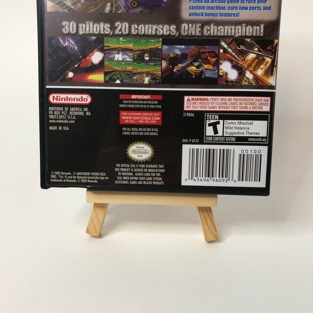 Replacement GameCube Case for F-Zero GX