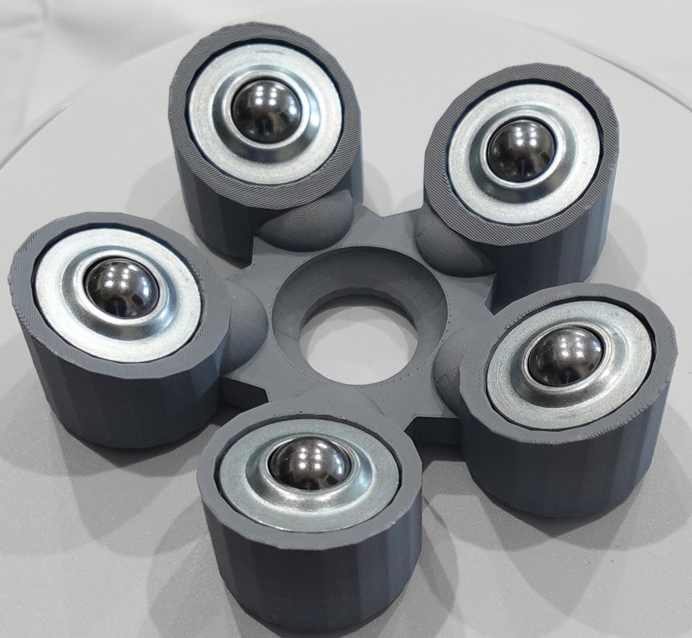 Bowling Ball Spinner Cup - Gray