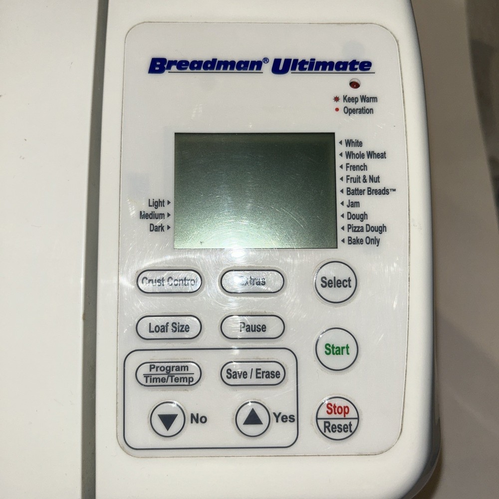 Breadman Ultimate TR2200C Bread Machine Maker Baking Automatic