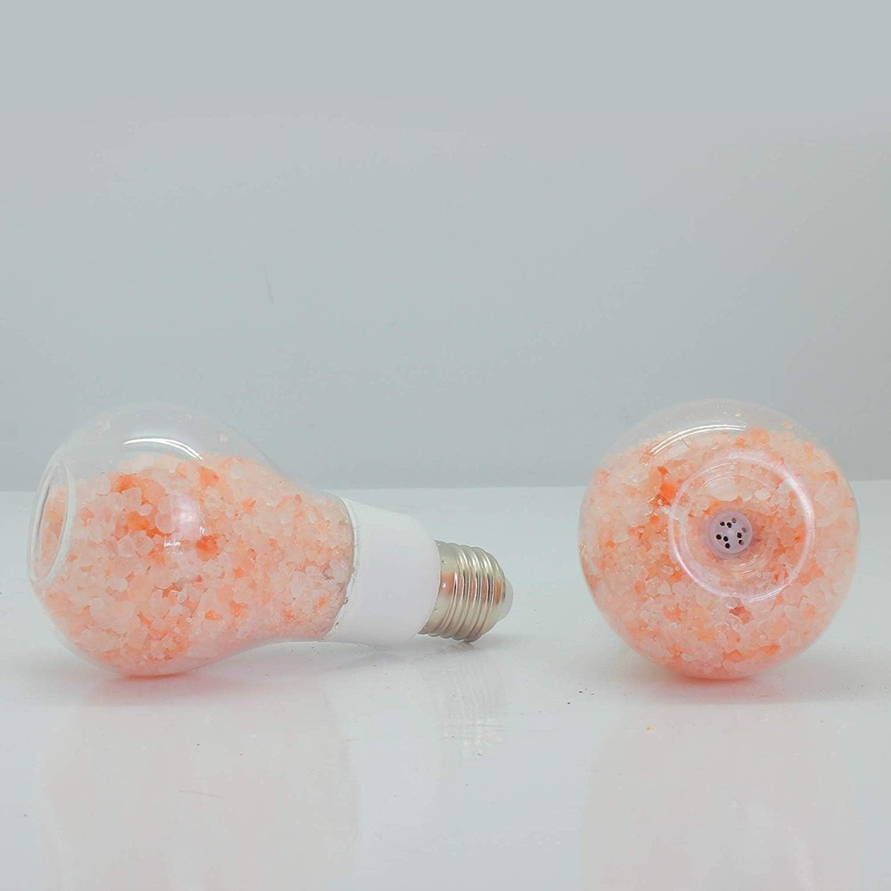7watt Dimmable Light Bulbs A19 Salt Lamp | 2pack Pink 2 Count