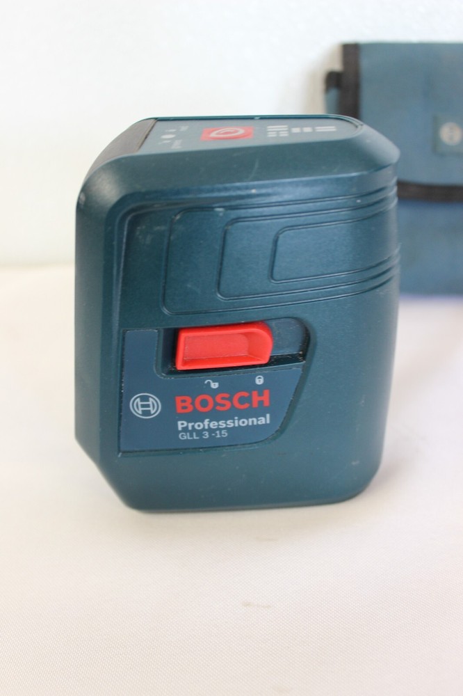 Bosch GLL 3-15 Self-Leveling 3-Line Laser 50 ft Range