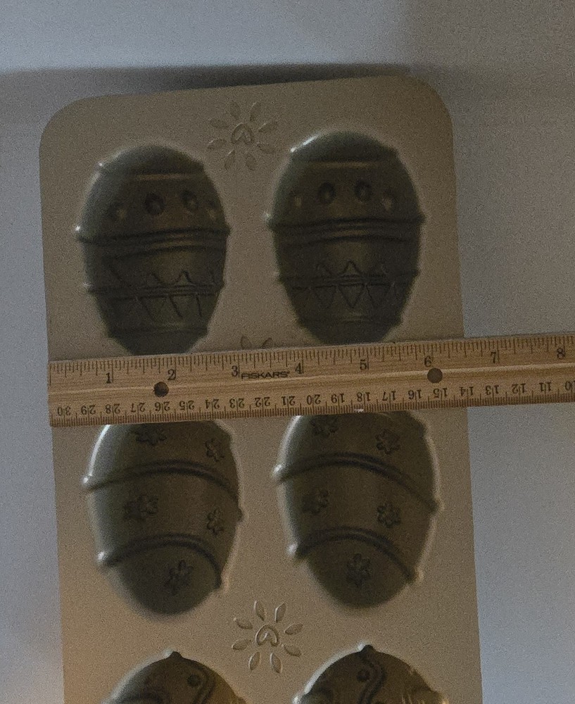 CIROA Easter Egg Cake Cakelet Pan Molds Aluminum