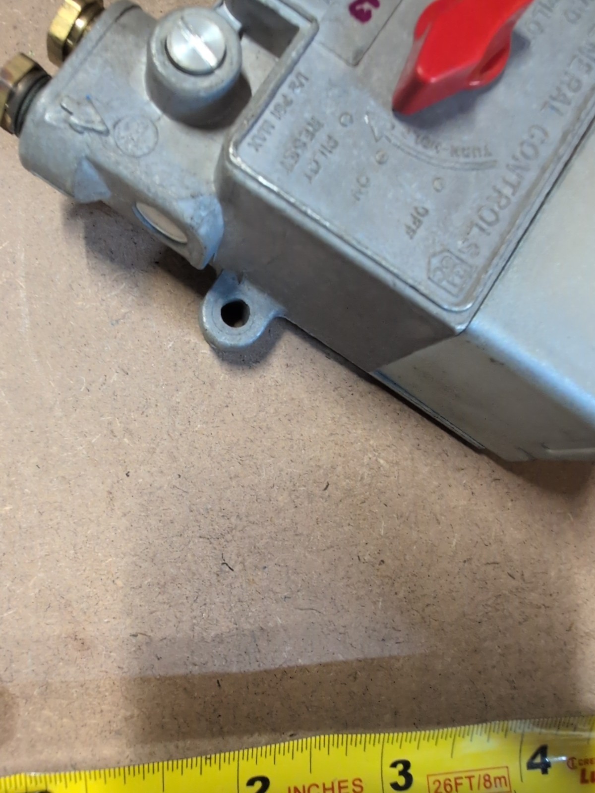 ITT General Controls, Thermopilot Relay, Manual Reset, SPST, A100G543