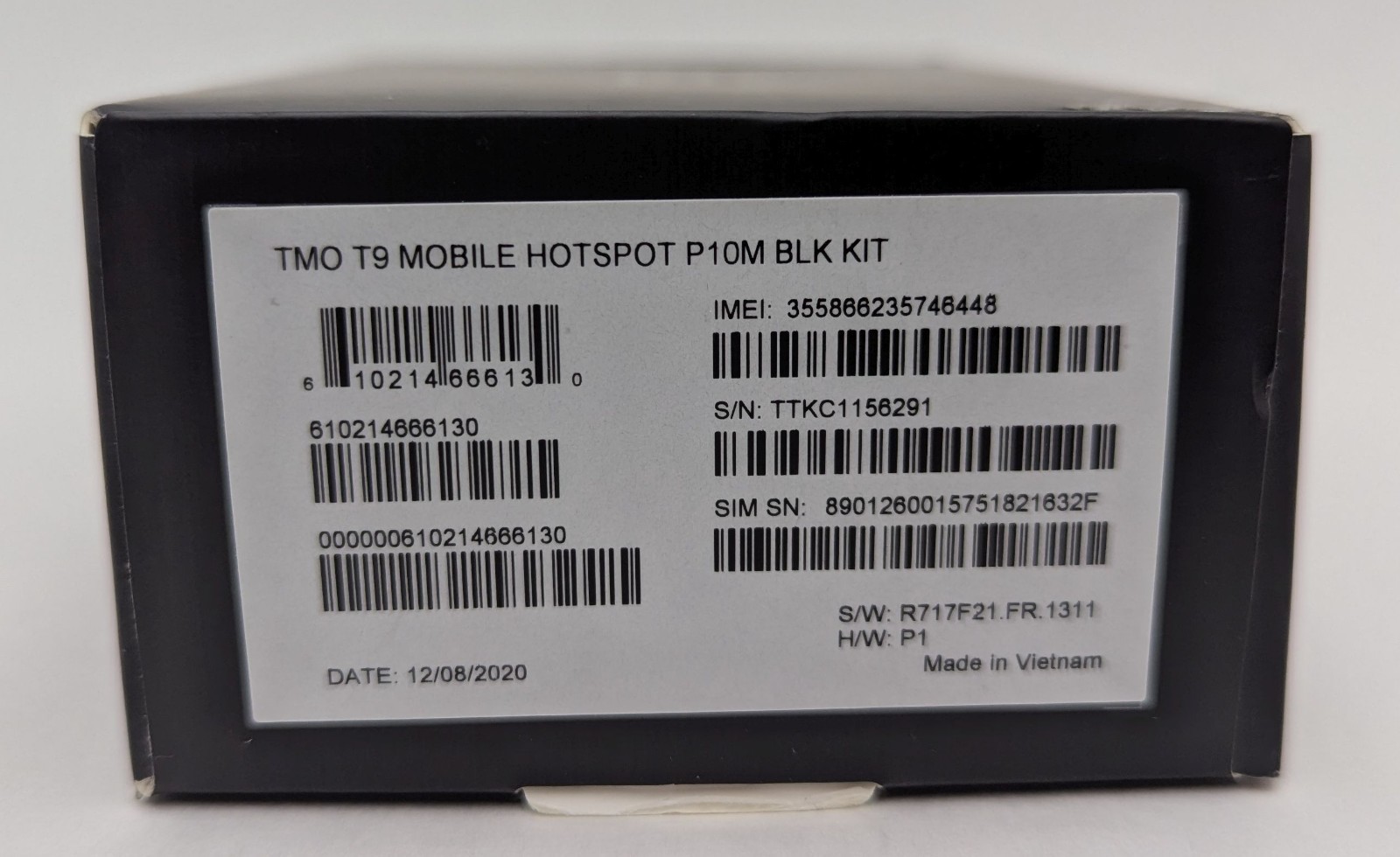 Franklin T9 RT717 T-Mobile 4G LTE Mobile Broadband WiFi Hotspot Modem Black NOB