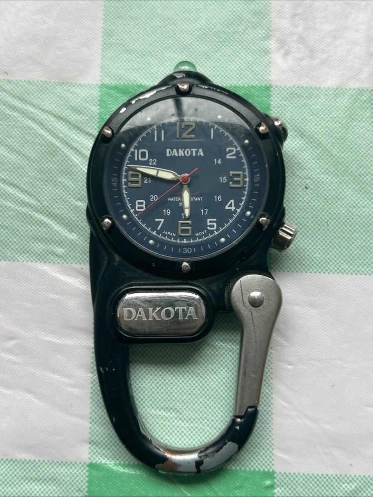 Dakota Miniclip Microlight Blue Dial Watch
