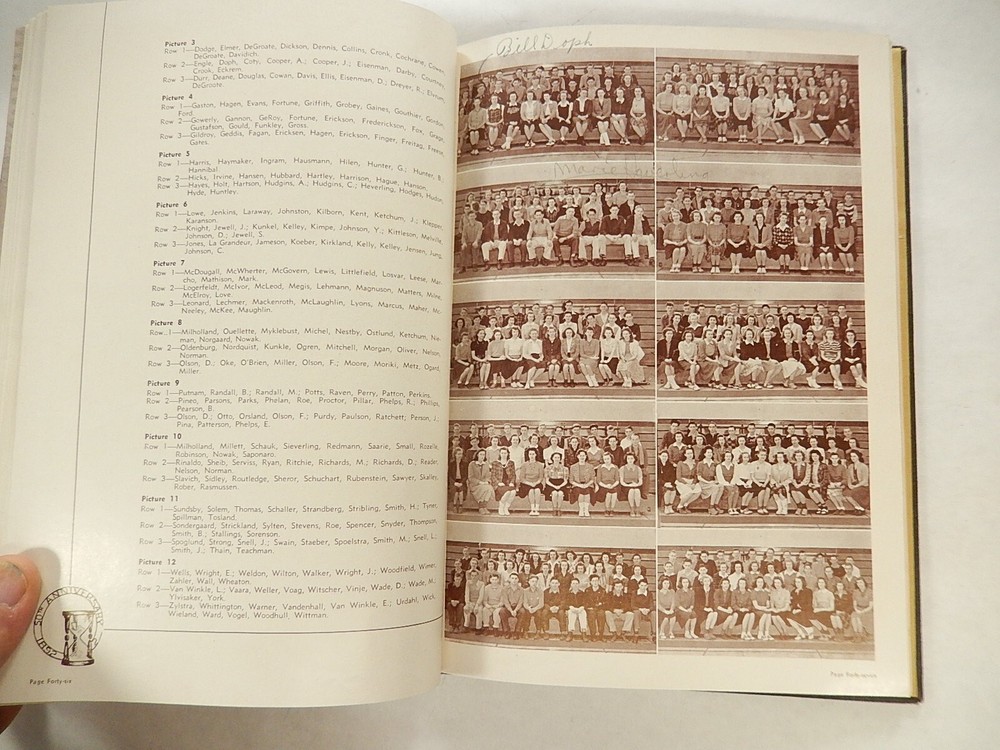 Yearbook, Everett High School, Everett Washington, 1942, Nesika