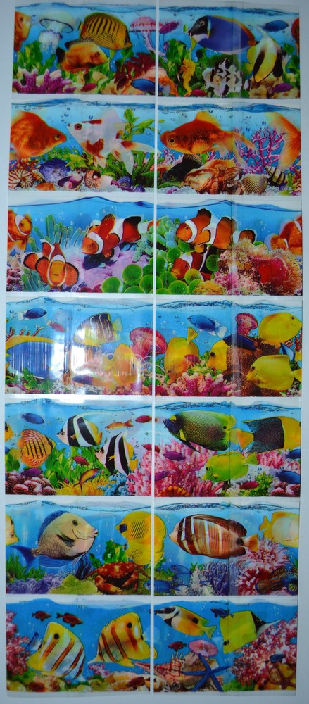14 EASTER EGG WRAPS SLEEVES, THERMAL SHRINK SLEEVES - Tropical FISH