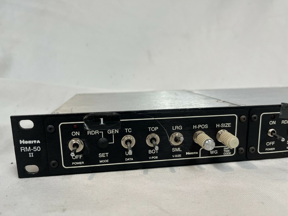 3 Horita RM-50 II Sync Generators On Rack