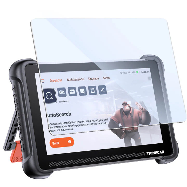 8'' Screen Protector+TinkScan 689/689BT/892BT Car Diagnostic Tool Tempered Glass