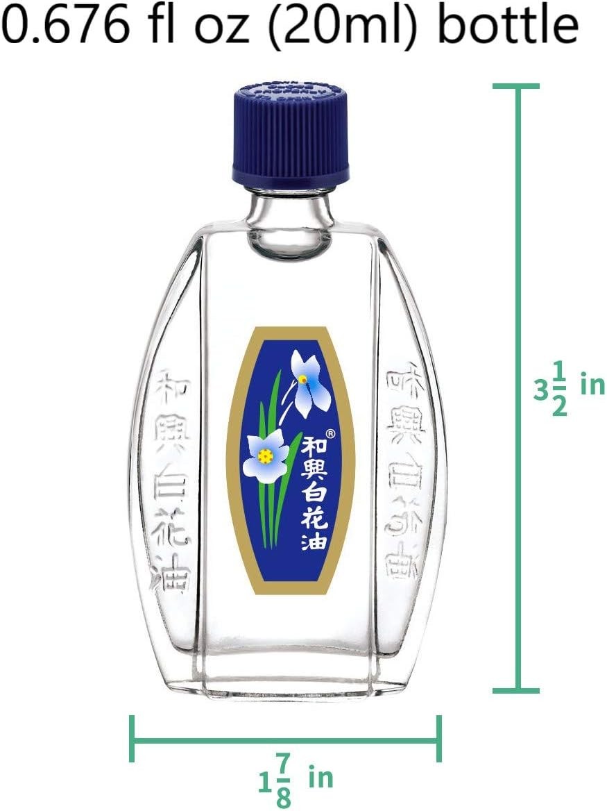 White Flower External Analgesic Balm Oil Pain Relief -20ml/ 0.676fl Oz-Exp:2029
