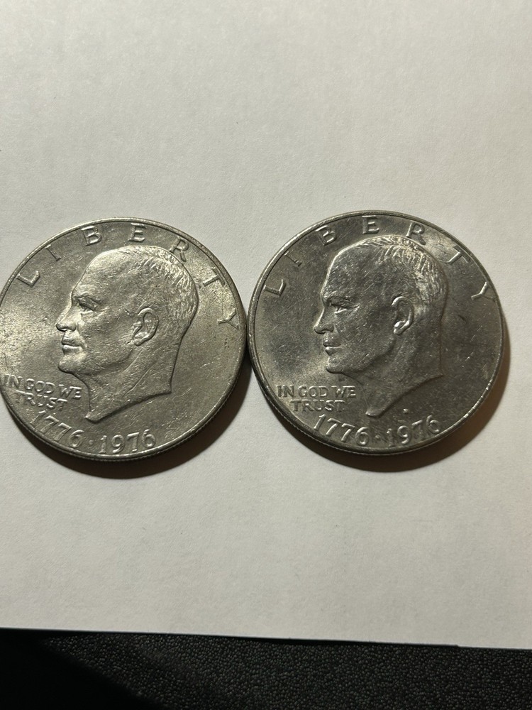 1776-1976-P & D Eisenhower Bicentennial Dollar