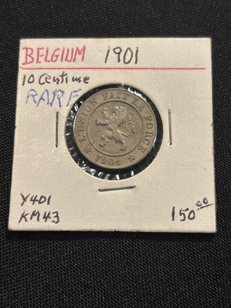 1901 Belgium Ten Centimes