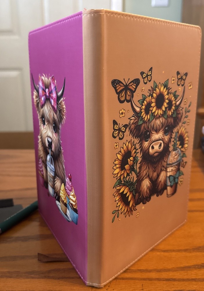 Hand Crafted Cute Cow Journal
