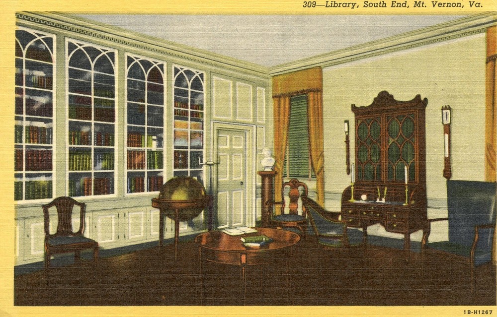 LIBRARY, SOUTH END, MT. VERNON, VA  - PC1116