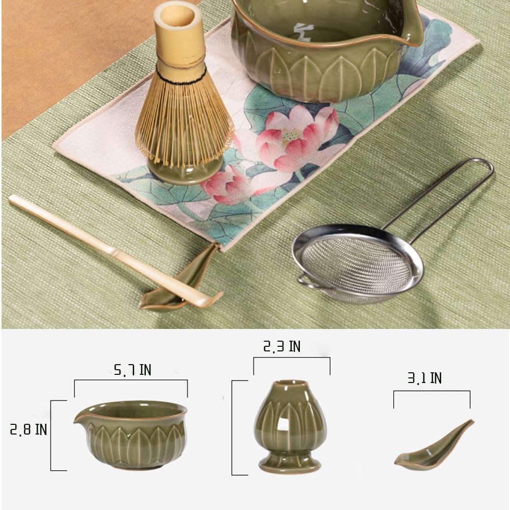 ZentButCool Matcha Set Includes Ceramic Bowl, regular, Off - White