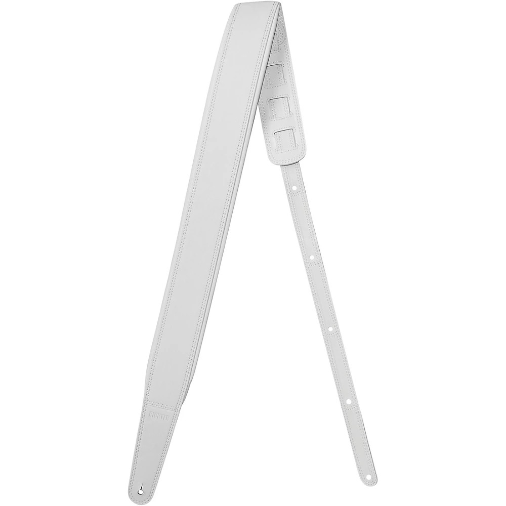 RICHTER Springbreak I Leatherette Guitar Strap White 2.75 in.