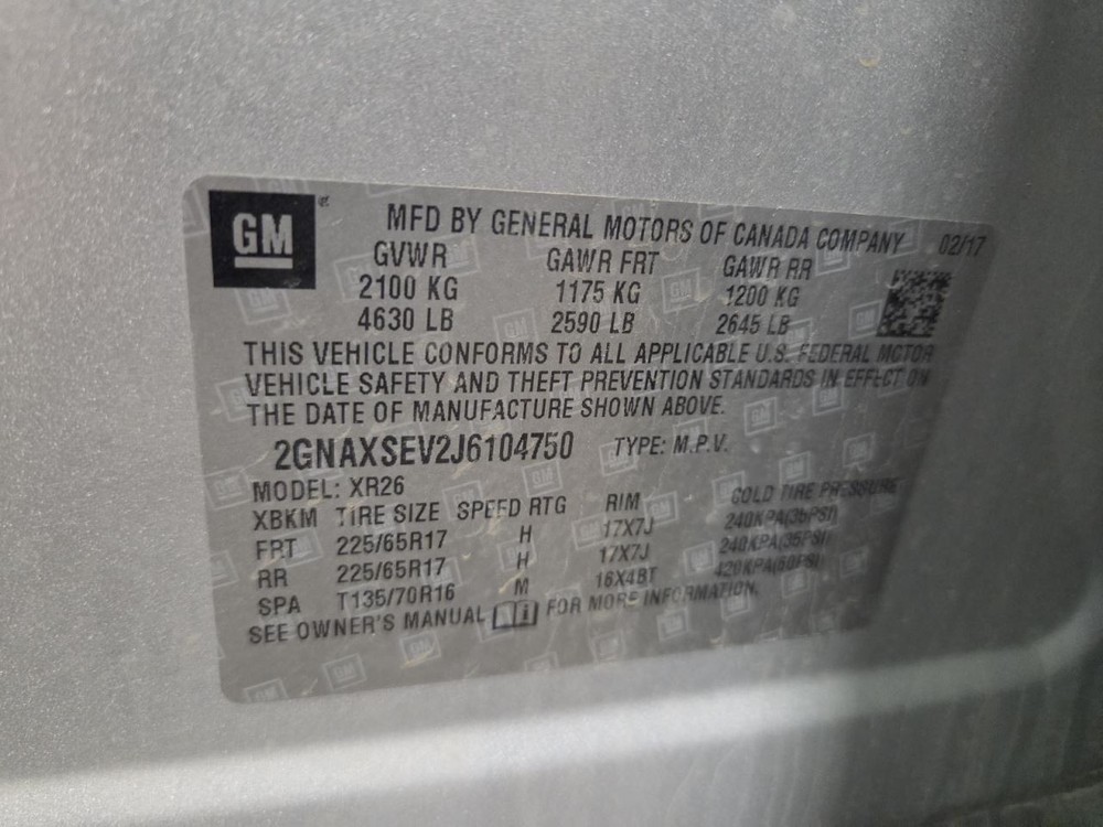 Fuse Box Engine Fits 18-22 EQUINOX 1548126