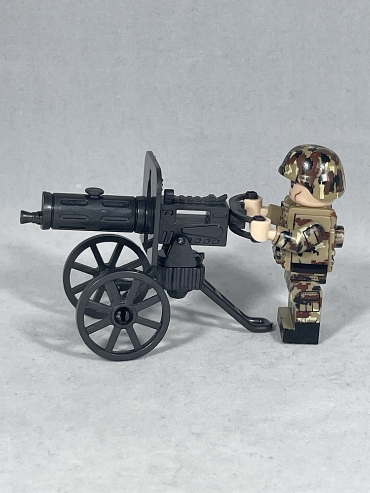 Maxim WW1 - WW2 machine gun, minifigures compatible