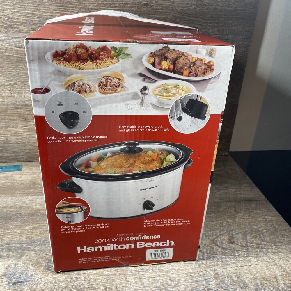 Hamilton Beach 5-Quart Portable Slow Cooker