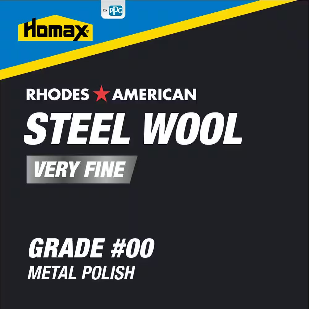 Fine Grade #00 Steel Wool (12-Pad)