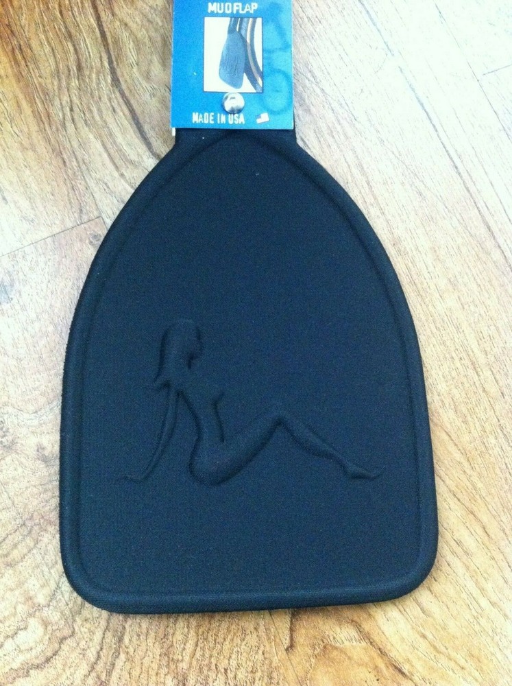 Custom Bicycle Mud Flap Pretty Lady Black Bikes
