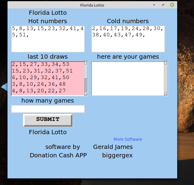Florida Lottery Pack 4 Programs Numbers software CD for Windows 7 & 8 & 10