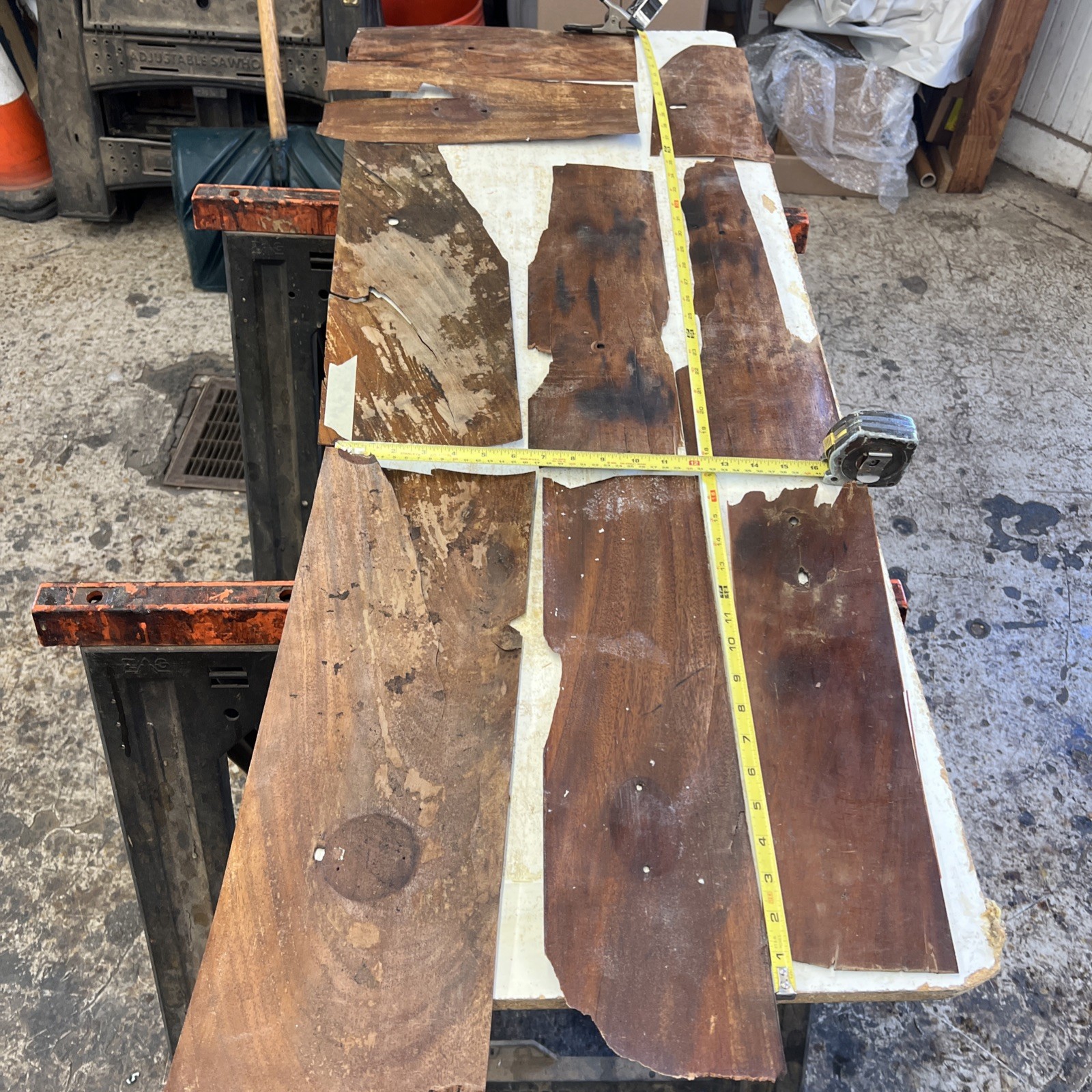 19thC Mahogany And Cherry Veneers