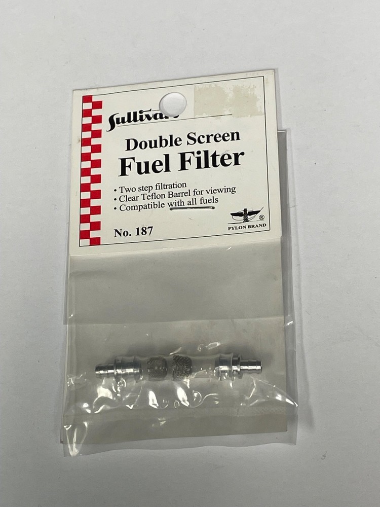 RC Sullivan Double Screen Fuel Filter No. 187 NEW.