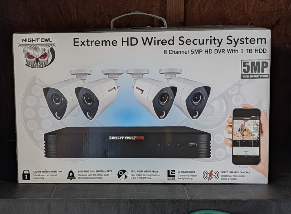 NIGHT OWL Extreme HD 5 MP Wired Security System