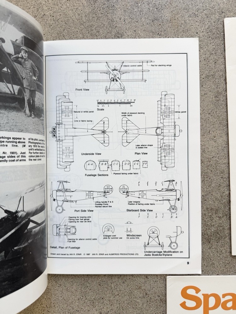 Windsock Datafiles Early WWI Aircraft Issues #5-8 & #37 technical drawings