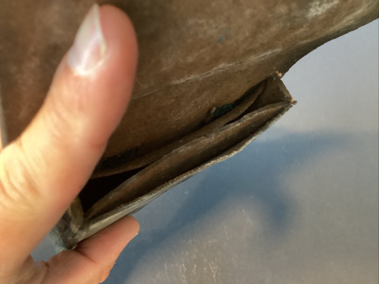 Original Civil War Era Union Army Colt Revolver Leather Cartridge Box Free Ship