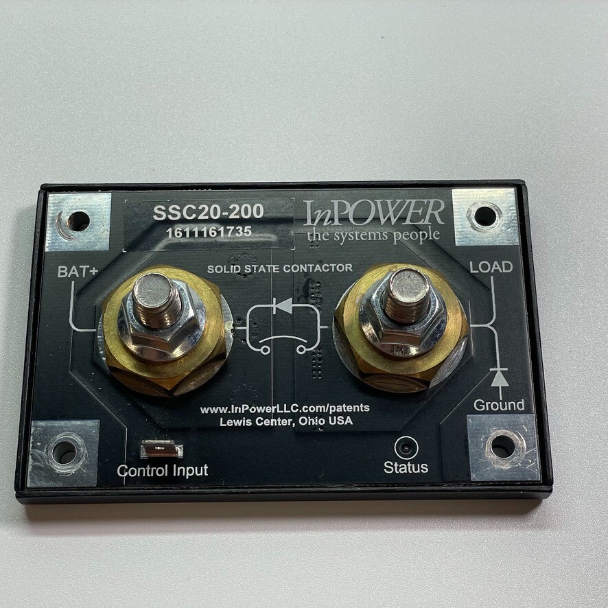 InPower SSC20-200 Solid State Disconnect Switch, 200A Over Shutdown - USA