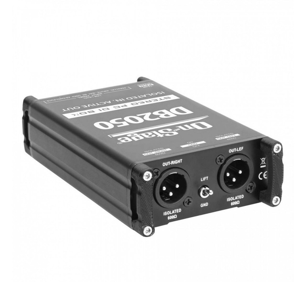 On-Stage DB2050 Active Stereo Multimedia DI Box