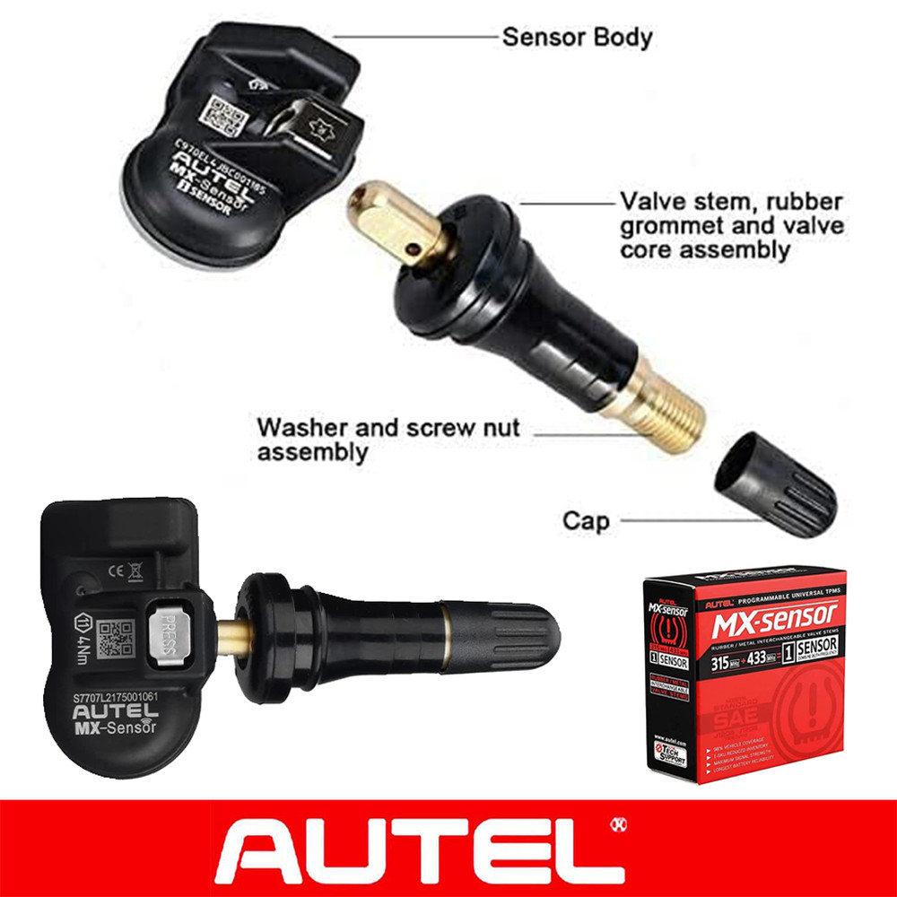 Autel Sensor TPMS MX-Sensor 315MHz & 433MHz Programmable Tire Sensor