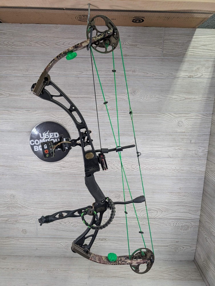2012 Elite Answer Right Hand Black Riser Camo Limbs Package 50-60#
