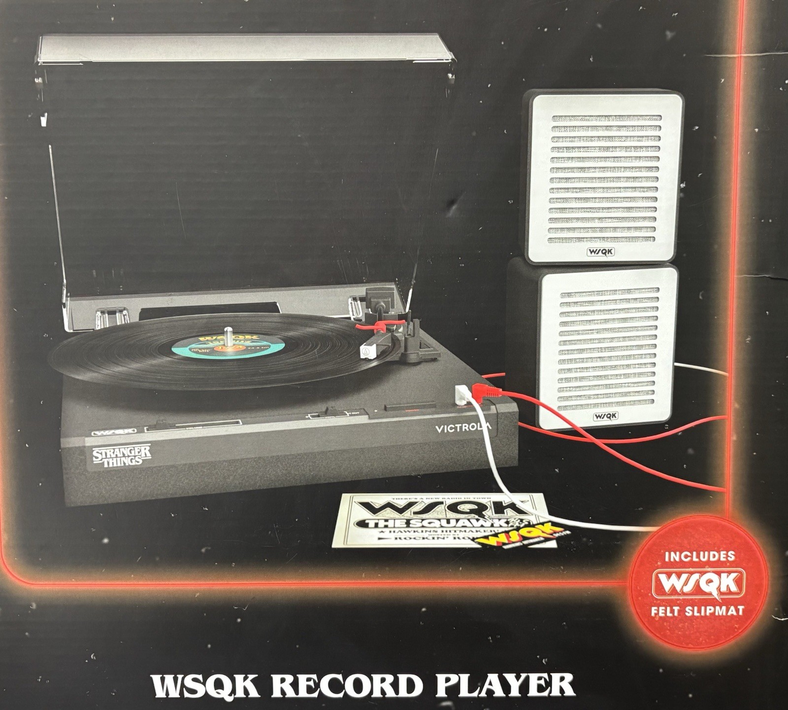 STRANGER THINGS Victrola WSQK Record Turntable Speakers Netflix SEE DETAILS