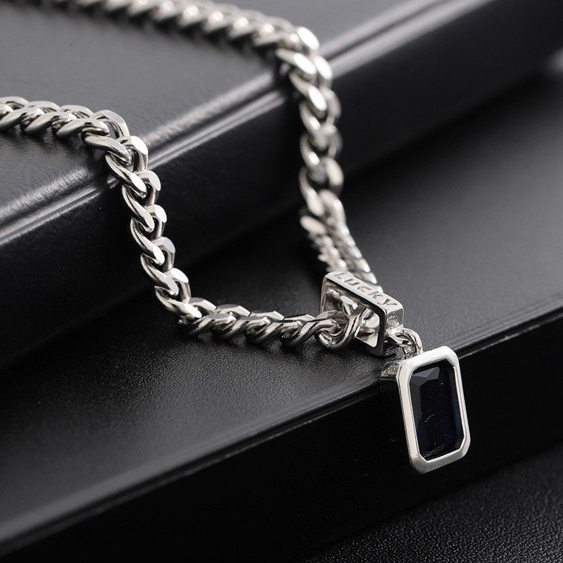 Square Zircon Cuban necklace