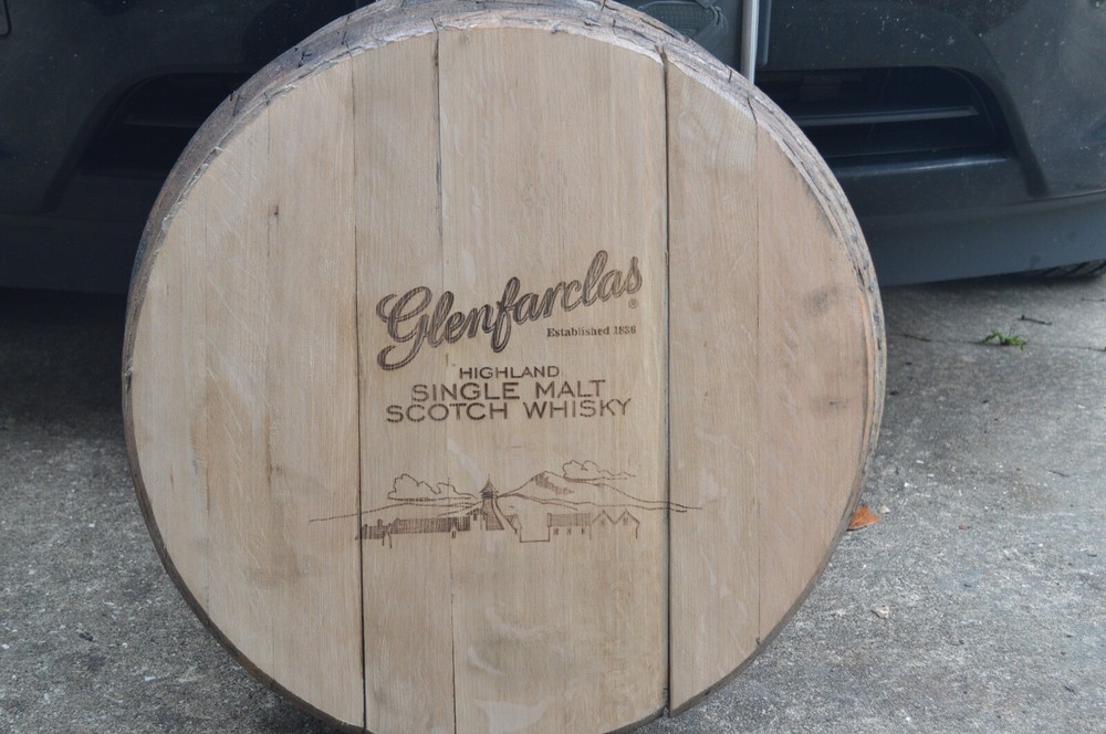 Glenfarclas Scotch Whiskey Barrel Head/Lid