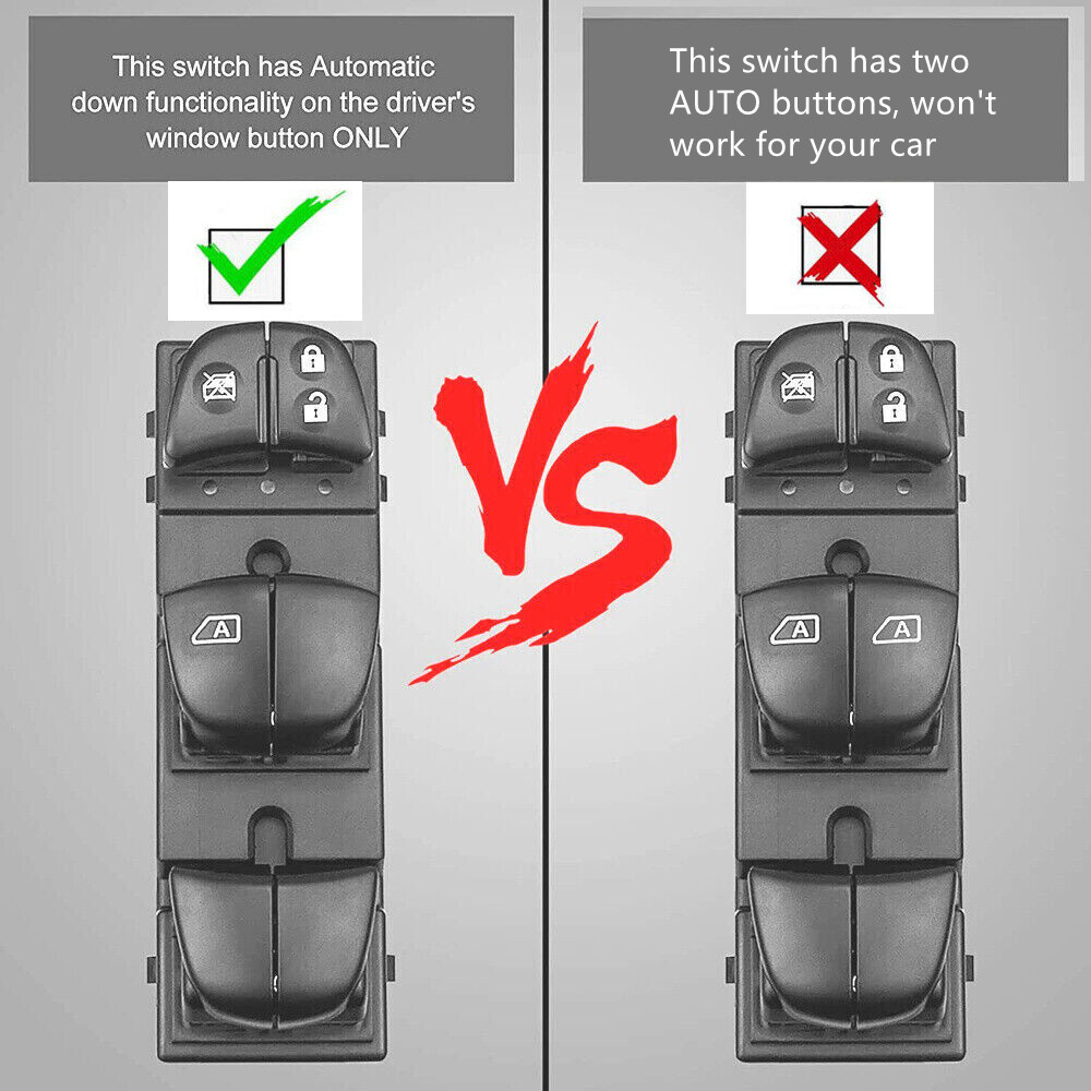 For Nissan Altima 2013-2018 Power Window Master Control Switch Left Driver Side