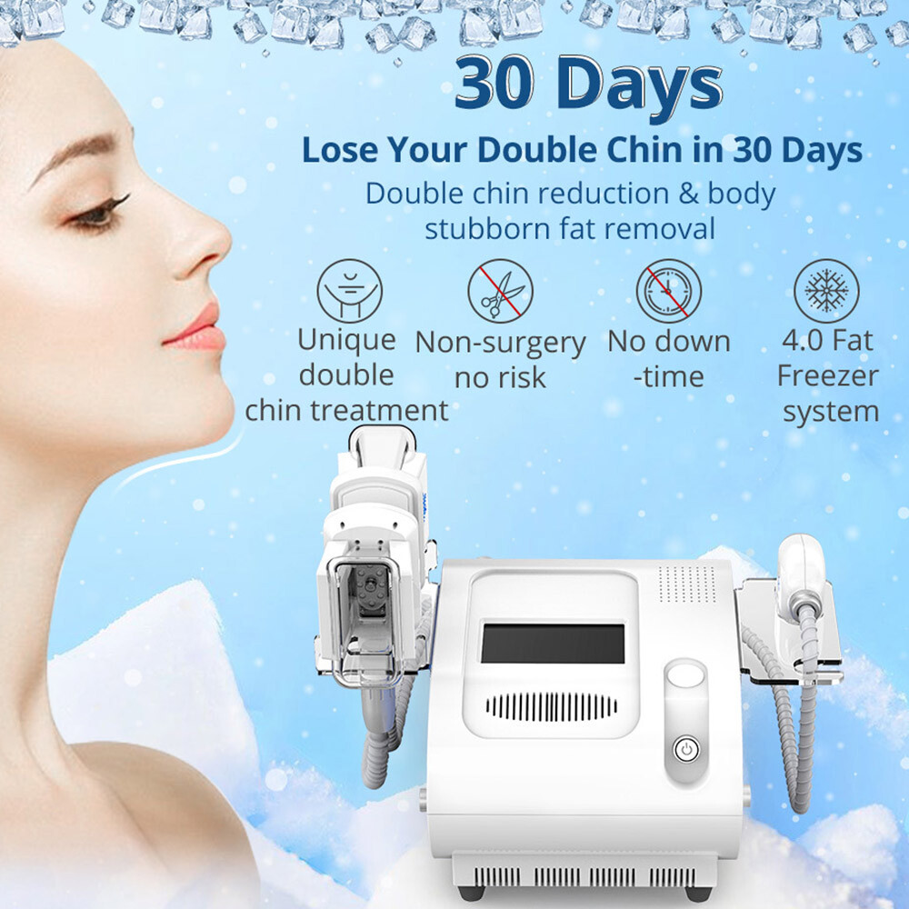 3 Handles Freezing Double Chin Removal Cool Therapy Body Massager Beauty Machine