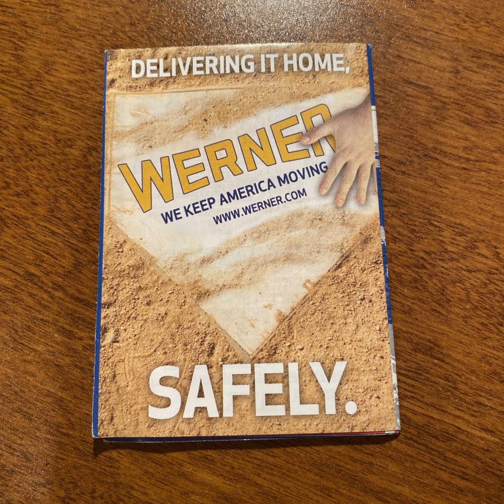 Omaha Storm Chasers Baseball 2015 Pocket Schedule Werner Back